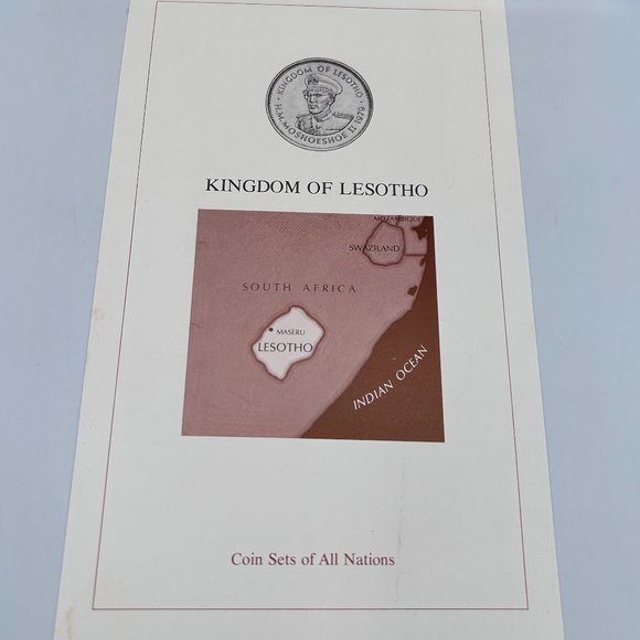 Franklin Mint Coin Sets of All Nations Collectible Kingdom of Lesotho VTG - Picture 4 of 13